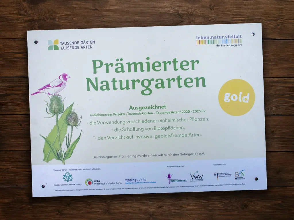 Prämierter Naturgarten Gold – Tausende Gärten, Tausende Arten