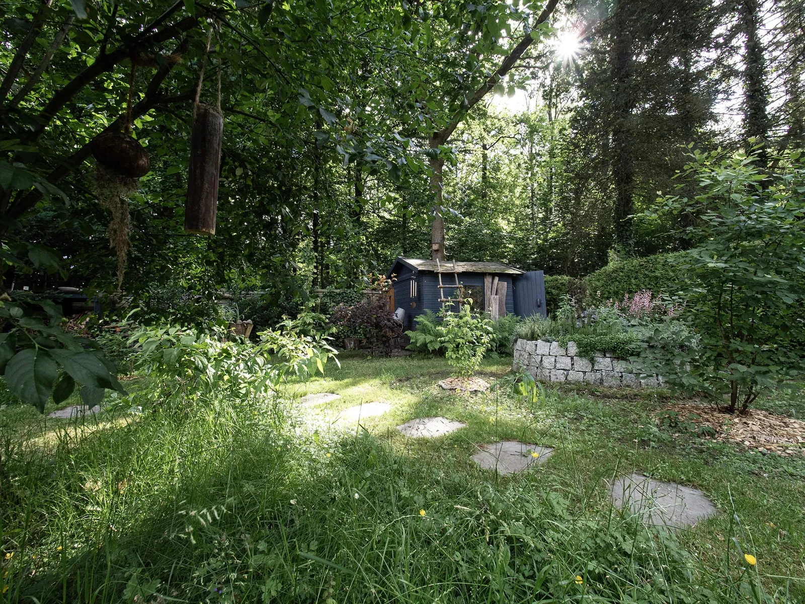 Gartenblick im Naturgarten